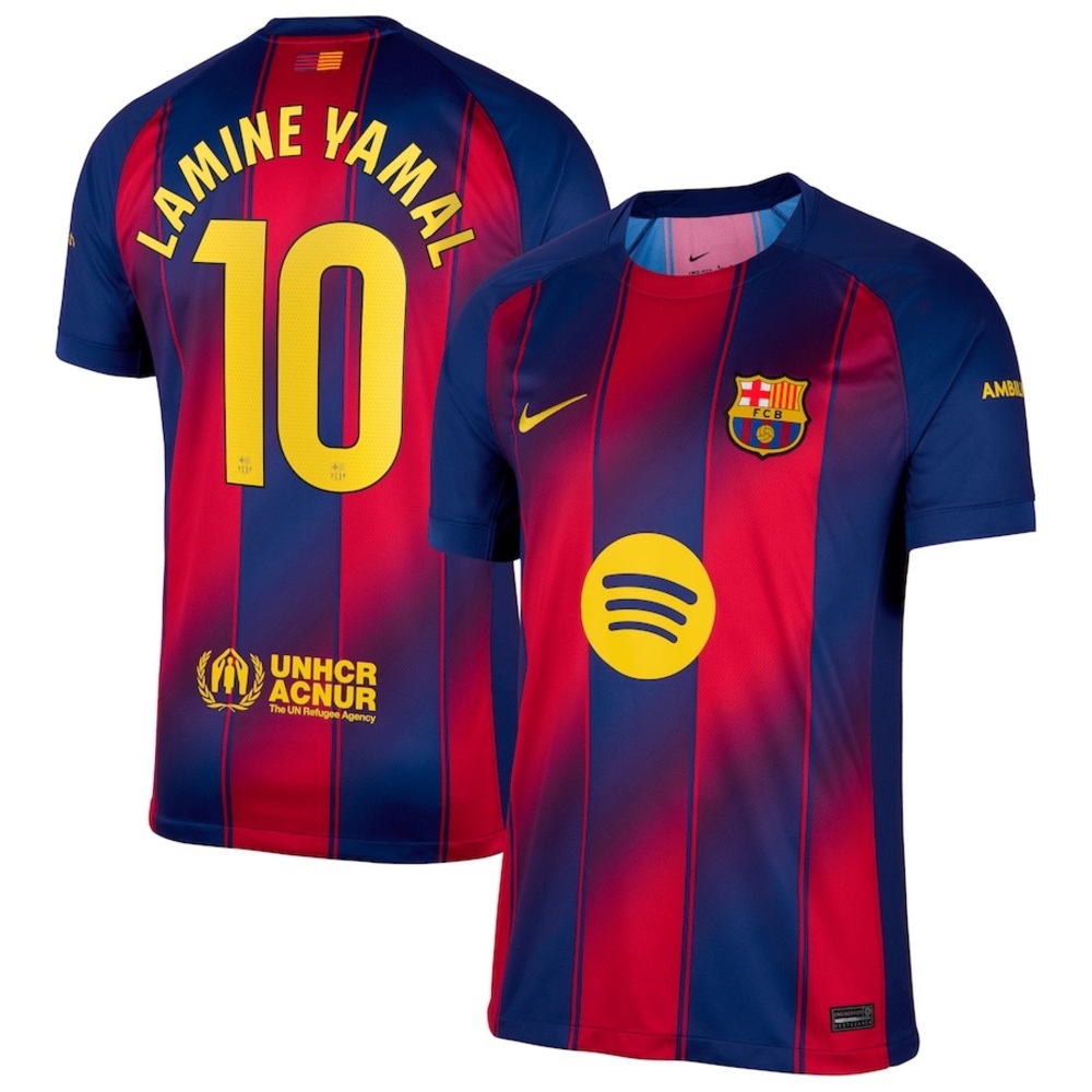 Lamine Yamal FC Barcelona 2025/2026 Home Jersey